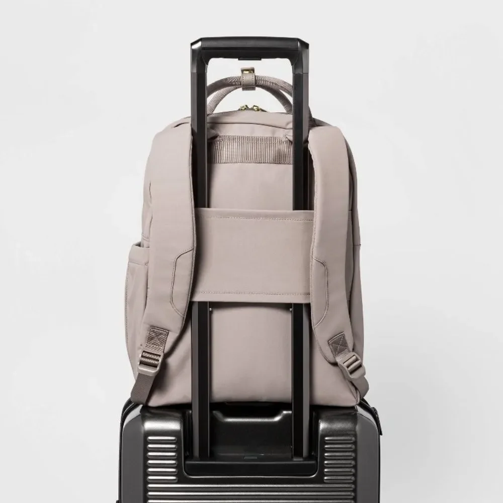 OPEN STORY NWOT commuter backpack -taupe - Picture 5 of 6